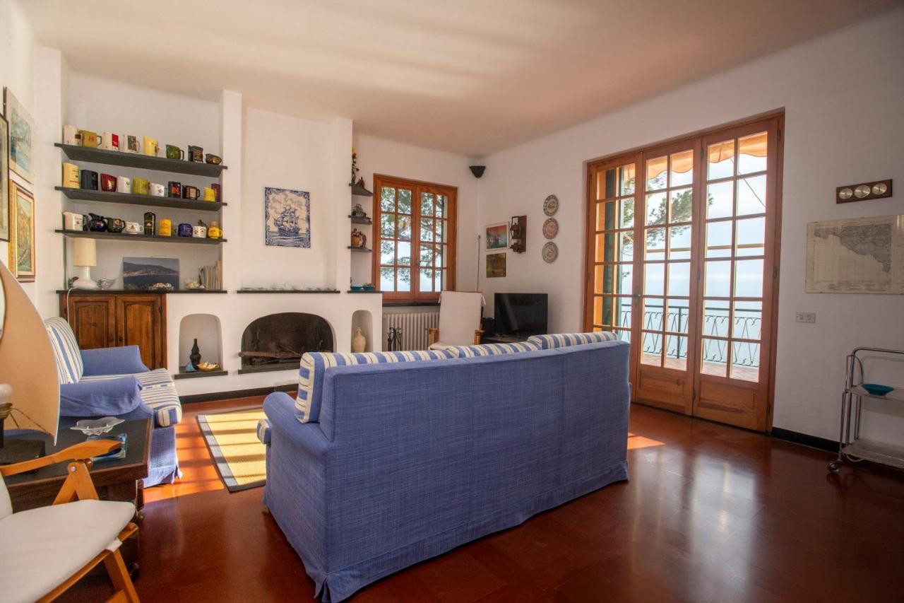 080 - La Villa Storica Il Vigneto 45B, Terrazza Sul Mare - Parcheggio Privato Gratis 莫内利亚 外观 照片