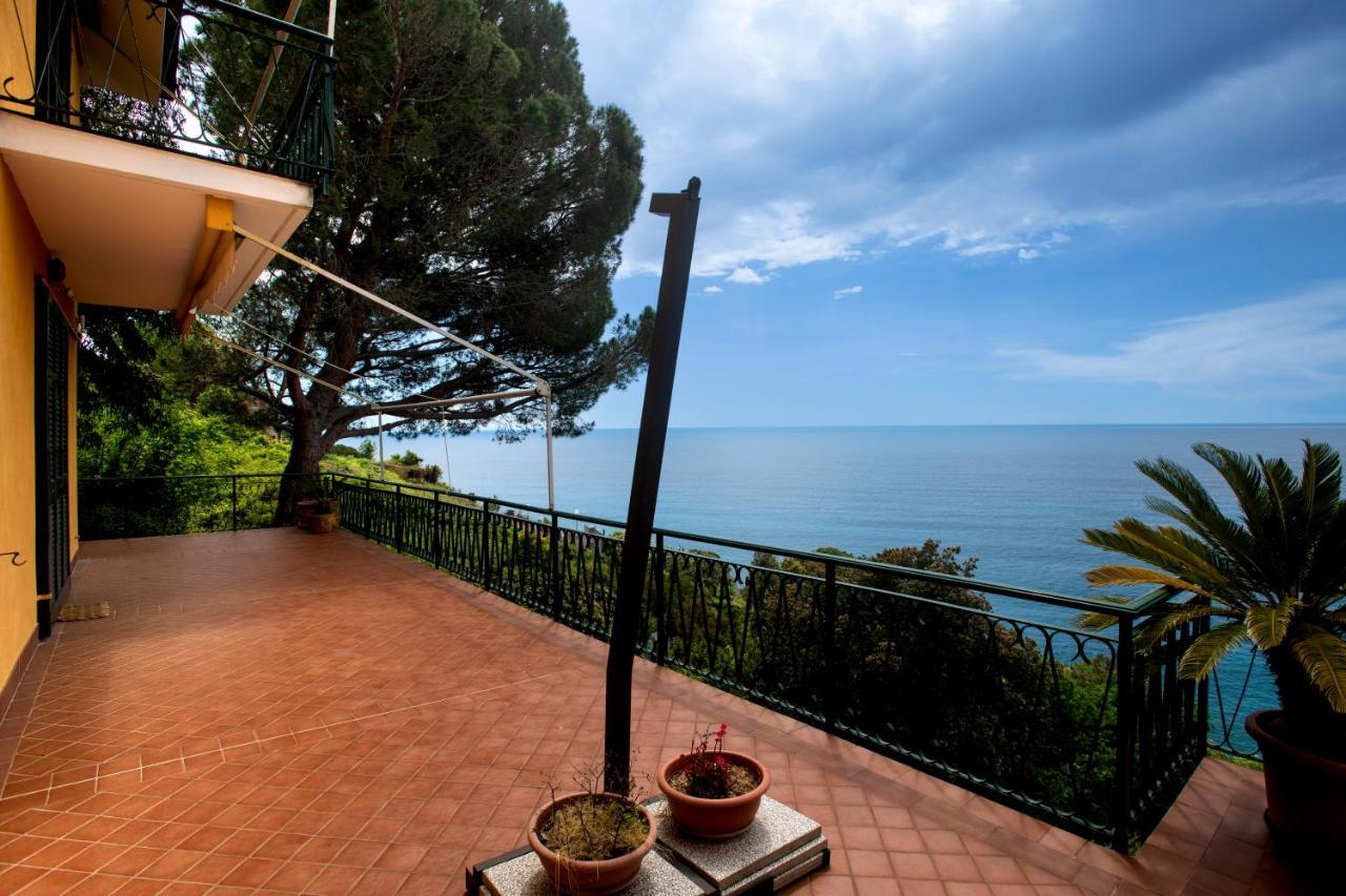 080 - La Villa Storica Il Vigneto 45B, Terrazza Sul Mare - Parcheggio Privato Gratis 莫内利亚 外观 照片